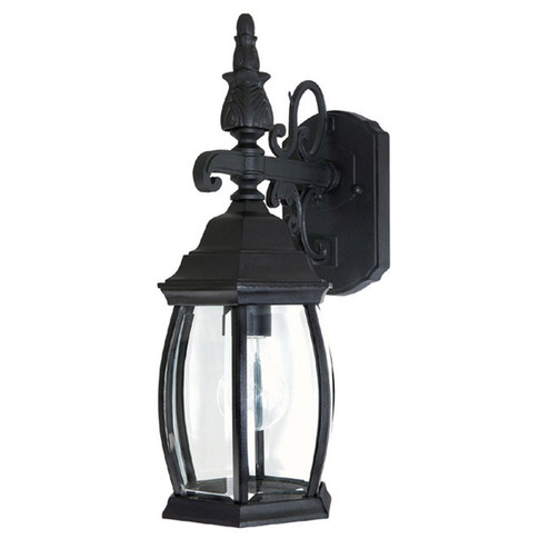 French Country One Light Outdoor Wall Lantern in Black (65|9866BK) French Country One Light Outdoor Wall Lantern in Black (65|9866BK)