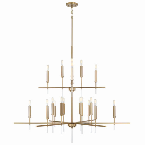 Elora 20 Light Chandelier in Matte Brass (65|449302MA)