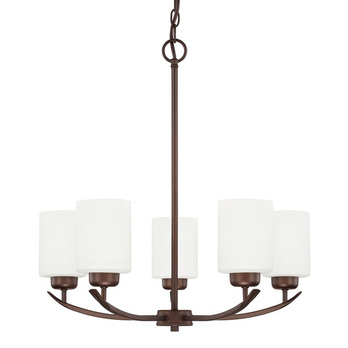 Dixon Five Light Chandelier in Bronze (65|415251BZ-338)