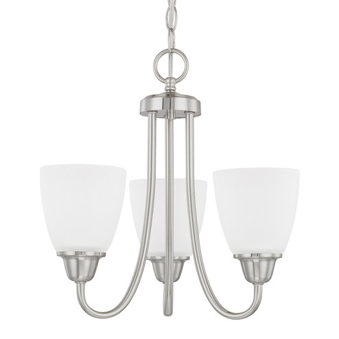 Trenton Three Light Chandelier in Brushed Nickel (65|415131BN-337)