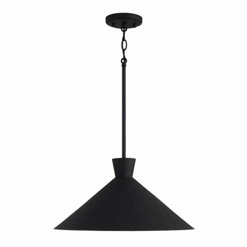 Paloma One Light Pendant in Textured Black (65|350312XK)