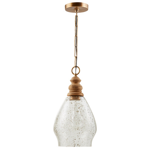 Juniper One Light Pendant in Light Wood (65|330413LW)