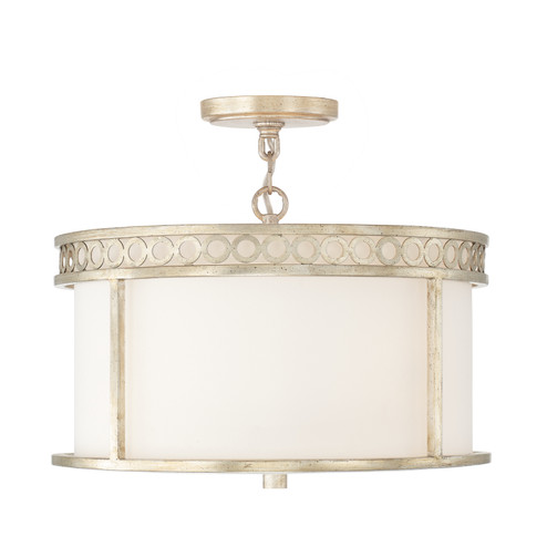 Isabella Four Light Semi Flush Mount in Winter Gold (65|243141WG)