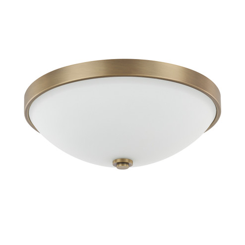 Perkins Two Light Flush Mount in Aged Brass (65|2323AD-SW)