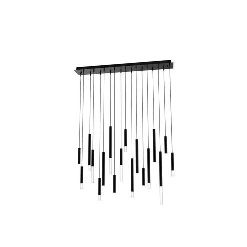 Steelos LED Pendant in Matte Black (326|STL-38P-BL-27U-30K)