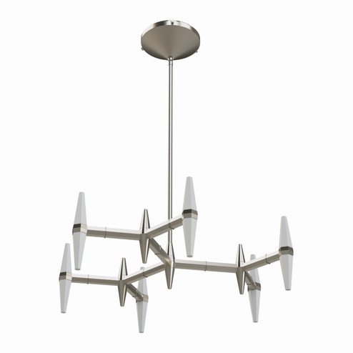 Prism LED Chandelier in Satin Nickel (326|PSM-321-SN-27U-30K)