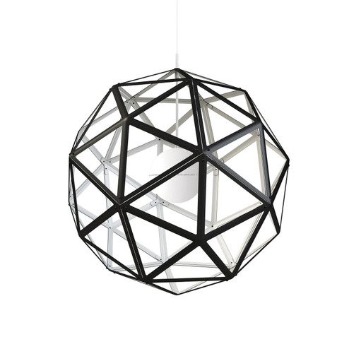 Geodome LED Pendant in Black or White (326|GDM-32A-BW-27U-30K)