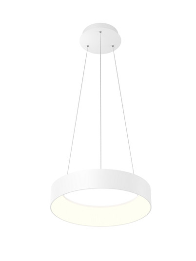 Circuit LED Pendant in White (326|CIR-24P-WH-27U-30K)