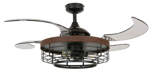 Montclair 48``Ceiling Fan in Black and Smoke (457|51106101)