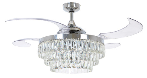 Veil 48``Ceiling Fan in Chrome (457|21292301)