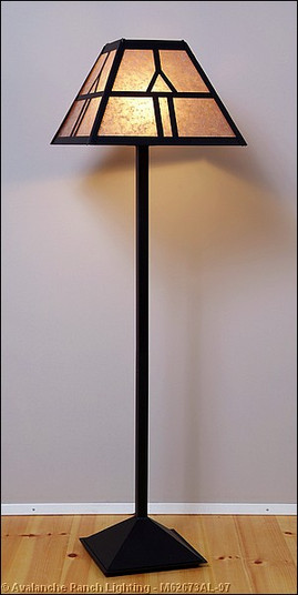 Rocky Mountain-Westhill One Light Floor Lamp in Black Iron (172|M62673AL-97)