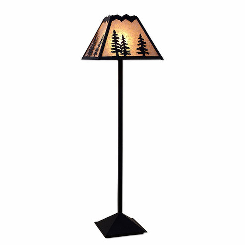 Rocky Mountain-Spruce Tree One Light Floor Lamp in Black Iron (172|M62614AL-97)