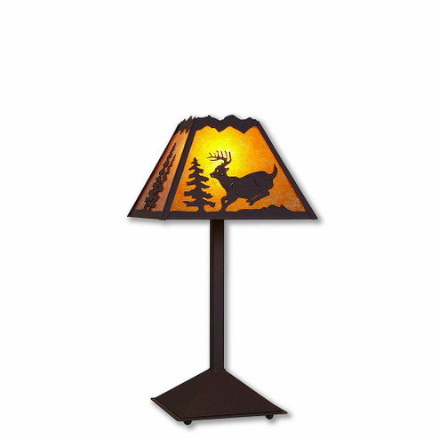 Rocky Mountain-Mountain Deer Dark Bronze Metallic One Light Desk Lamp in Dark Bronze Metallic (172|M62430AM-28)