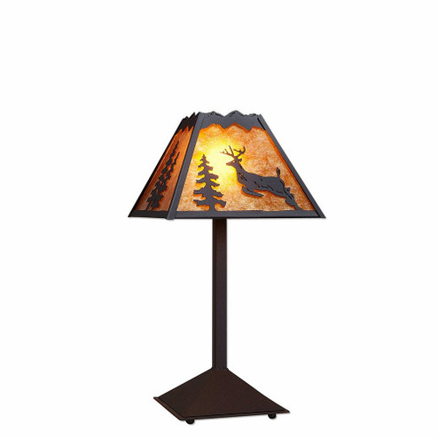 Rocky Mountain-Valley Deer Black Iron One Light Desk Lamp in Black Iron (172|M62421AM-97)