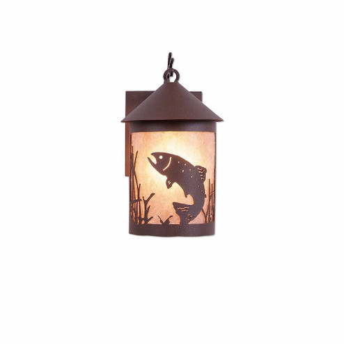 Cascade Lantern-Trout One Light Wall Sconce in Rustic Brown (172|M51481AL-27)