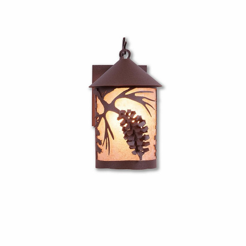 Cascade Lantern-Spruce Cone One Light Wall Sconce in Rustic Brown (172|M51440AL-27)