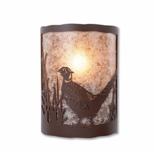 Cascade-Pheasant Two Light Wall Sconce in Rustic Brown (172|M13351AL-27)
