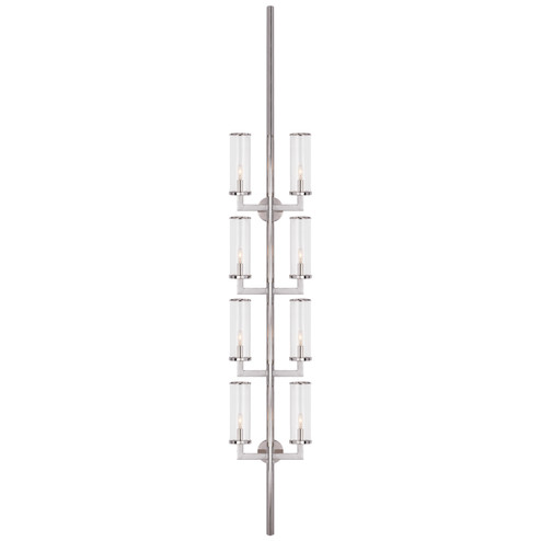 Liaison Eight Light Wall Sconce in Polished Nickel (268|KW 2204PN-CG)