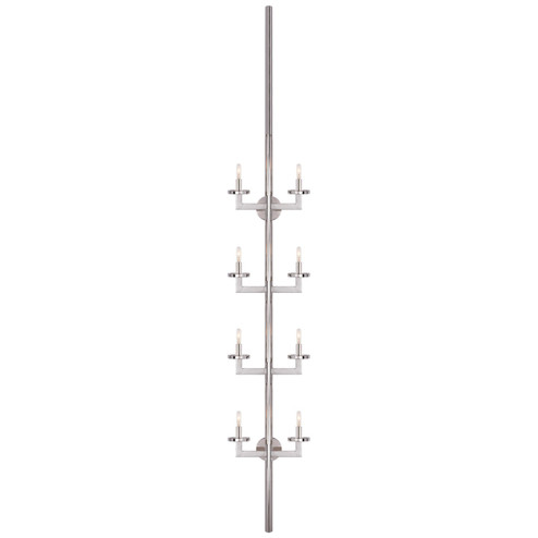 Liaison Eight Light Wall Sconce in Polished Nickel (268|KW 2204PN)