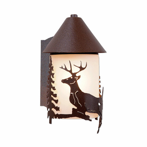 Denali-Deer One Light Wall Sconce in Rustic Brown (172|H51121-27)