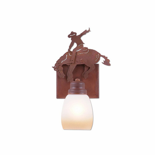 Parkshire-Bucking Bronco One Light Wall Sconce in Rust Patina (172|H17155ET-02)