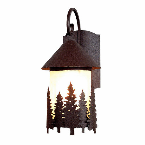 Vista-Pine Tree One Light Wall Sconce in Rustic Brown (172|A51442FC-27)