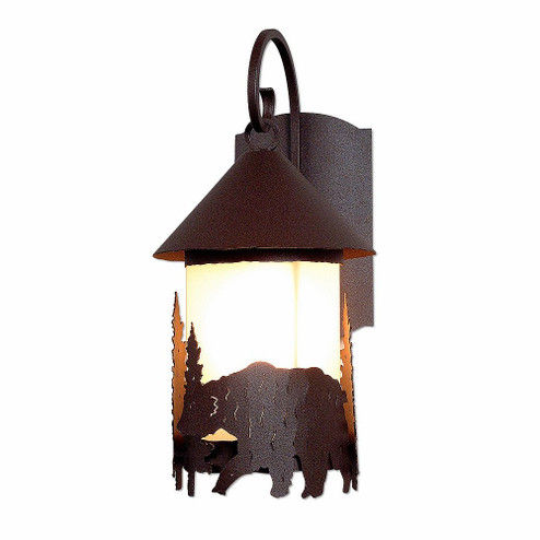 Vista-Bear One Light Wall Sconce in Rustic Brown (172|A51426FC-27)