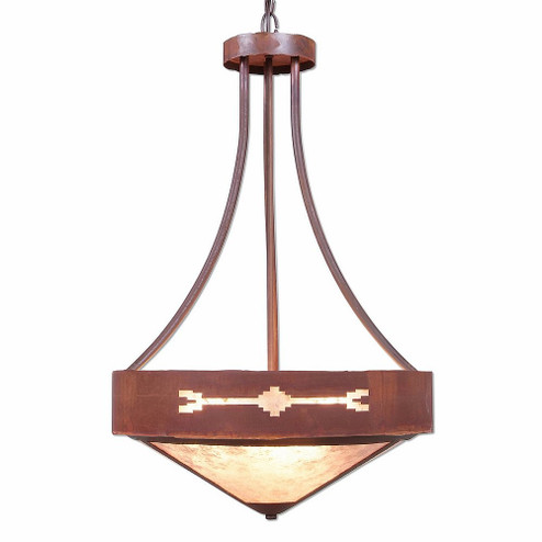 Ridgemont-Del Rio Three Light Chandelier in Rust Patina (172|A45185AL-HR-02)
