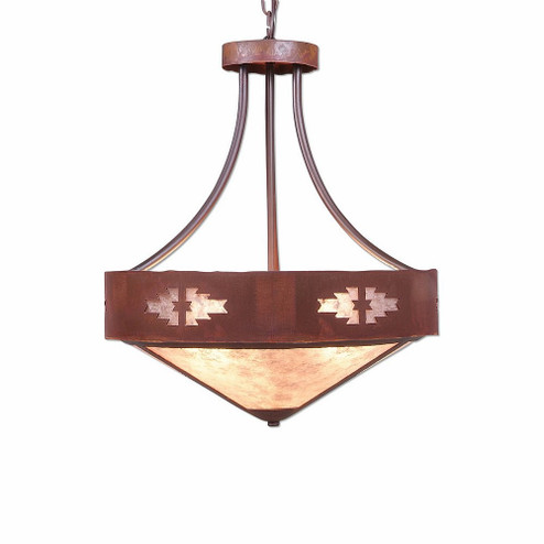 Ridgemont-Pueblo Three Light Chandelier in Rust Patina (172|A44684AL-HR-02)
