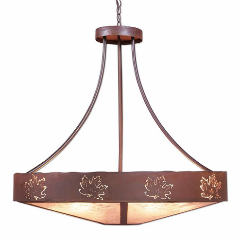Ridgemont-Maple Cutout 17 Light Chandelier in Rust Patina (172|A42606AL-HR-02)