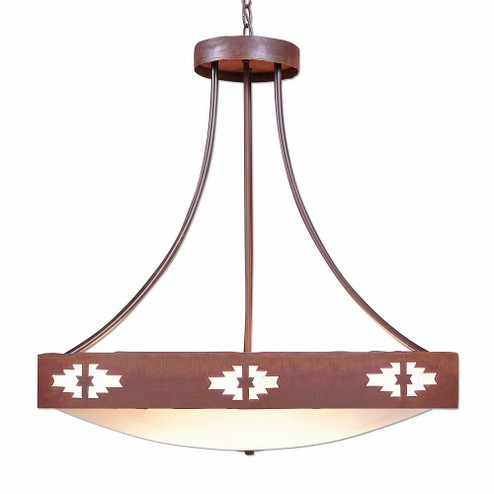 Ridgemont-Pueblo Seven Light Chandelier in Rust Patina (172|A42584AF-HR-02)