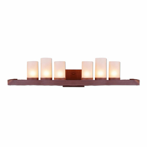 Wisley-Rustic Plain Nine Light Bath Vanity Light in Rust Patina (172|A37801TS-02)