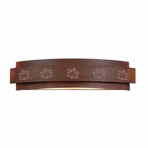 Northridge-Maple Cutout Four Light Bath Vanity Light in Rust Patina (172|A36706-02)