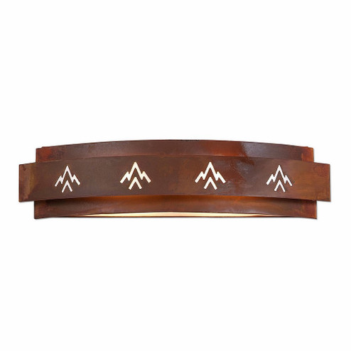 Northridge-Deception Pass Four Light Bath Vanity Light in Rust Patina (172|A36702-02)
