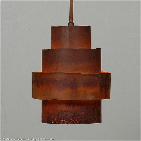 Ridgemont One Light Pendant in Rust Patina (172|A23901ST-02)