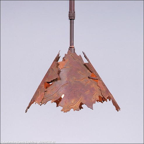 Crestline Rust Patina One Light Pendant in Rust Patina (172|A20105ST-02)