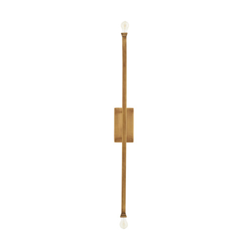 Hutu Two Light Wall Sconce in Antique Brass (314|DS44011)