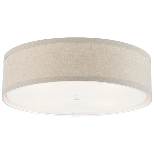 Walker Four Light Flush Mount in Light Cream (268|KS 4072LC-NL)
