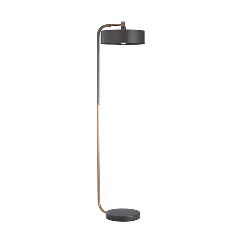 Aaron One Light Floor Lamp in Heritage Brass (314|79813)