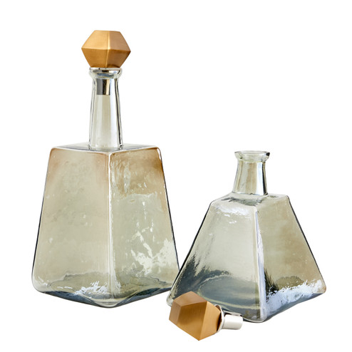 Preston Decanters, Set of 2 in Smoke (314|6956)