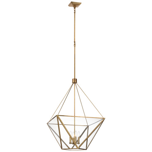 Lorino LED Lantern in Hand-Rubbed Antique Brass (268|JN 5240HAB-CG)