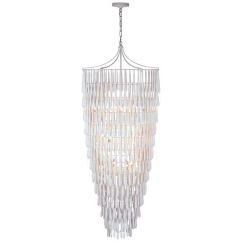 Vacarro LED Chandelier in Plaster White (268|JN 5135PW)