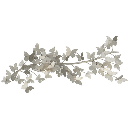 Farfalle Three Light Wall Sconce in Burnished Silver Leaf (268|JN 2502BSL)