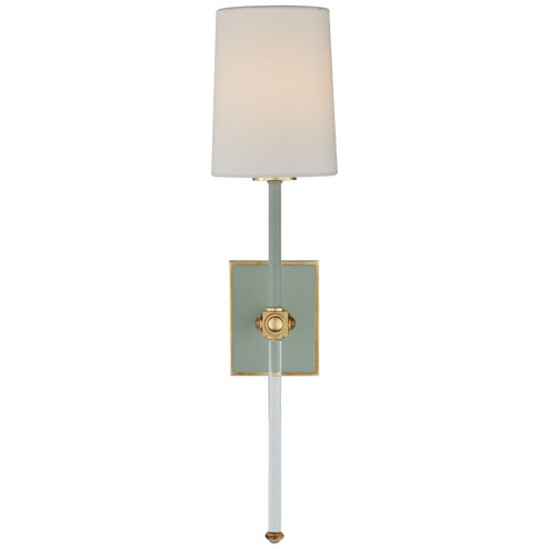 Lucia One Light Wall Sconce in Celadon and Crystal (268|JN 2051CEL/CG-L)