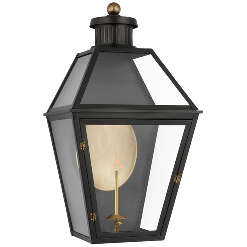 Stratford Gas Gas Wall Lantern in Matte Black (268|CHO 2452BLK-CG) Stratford Gas Gas Wall Lantern in Matte Black (268|CHO 2452BLK-CG)