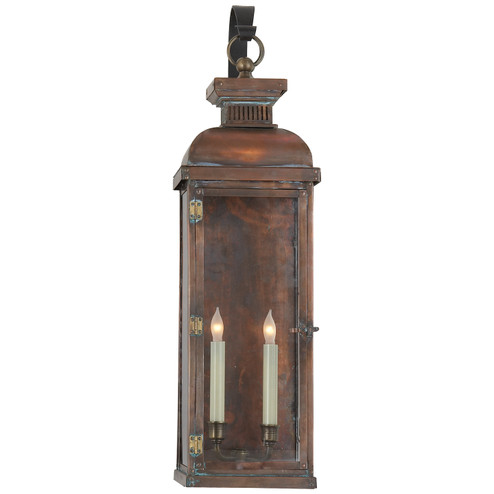 Suffork Two Light Wall Lantern in Natural Copper (268|CHO 2067NC)