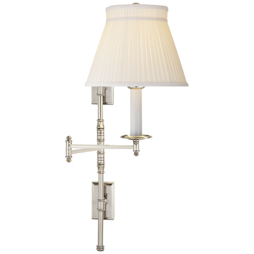 Dorchester Swing Arm One Light Swing Arm Wall Sconce in Polished Nickel (268|CHD 5102PN-SC)