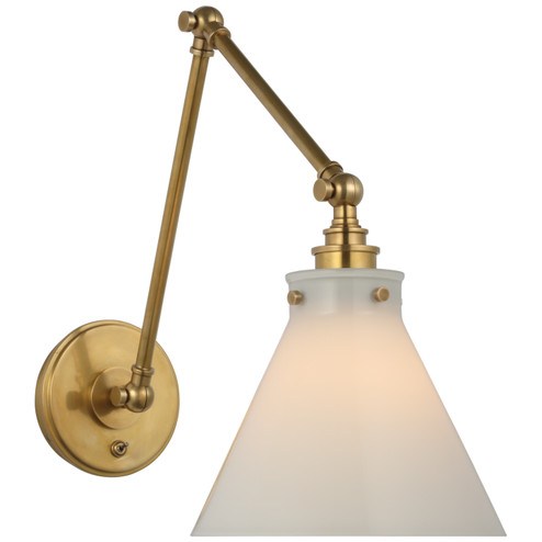 Parkington LED Wall Sconce in Antique-Burnished Brass (268|CHD 2526AB-WG)