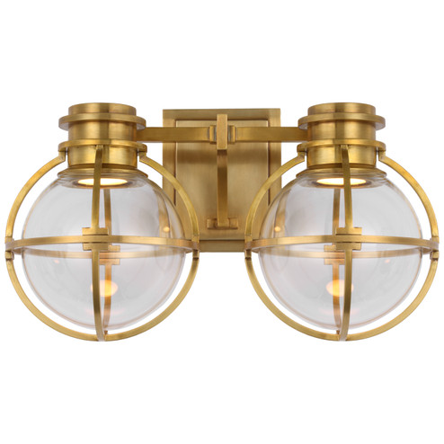 Gracie LED Wall Sconce in Antique-Burnished Brass (268|CHD 2482AB-CG)