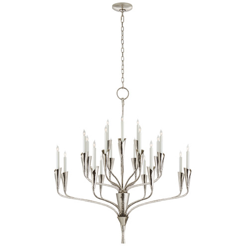 Aiden 20 Light Chandelier in Polished Nickel (268|CHC 5503PN)